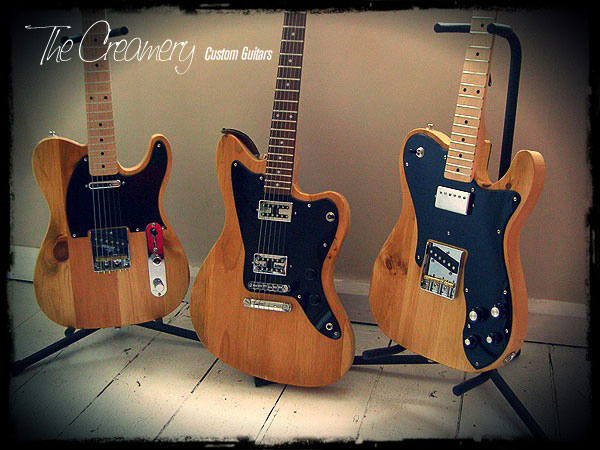 Creamery Custom Handmade Guitars - Blackguard Series - Handmade from Old Pine